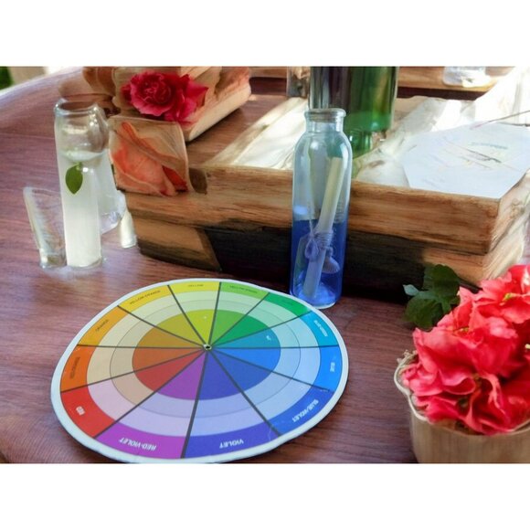 Glass Spell Bottle With Cork & Sealed Scroll 8" Clear & Blue - Picture 7 of 10